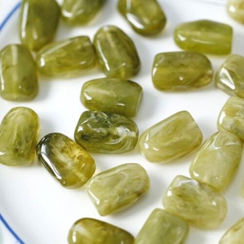 The Wizard of Oz Matcha Irregular Smudge Resin Loose Beads DIY Beaded Necklace Material Earring Accessories