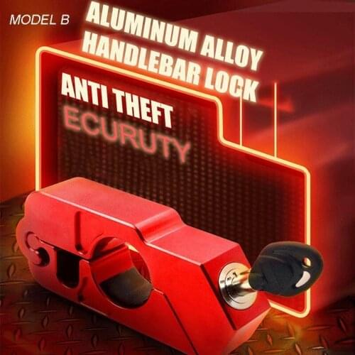Motorcycle Handlebar ABS Security Lock Handlebar Throttle Lock Security Lock Motorcycle Accessories Fits Most Lock Scooter