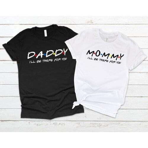 Pregnancy Announcement Shirt,Daddy and Mommy Shirt Friends Shirt,Friends Theme Shirt,Couple,Mom To Be,Dad To Be,Pregnancy Reveal