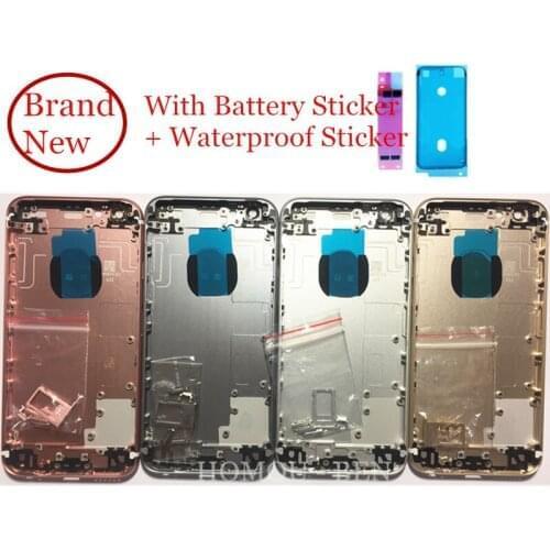 10Pcs Brand New Ori Quality Back Middle Frame Chassis Replacement Parts For Iphone 6 6S 6 Plus Housing Assembly Battery Cover