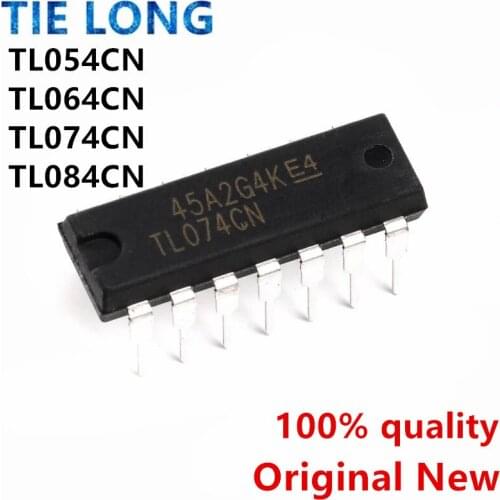 10PCS TL074CN DIP14 TL074 DIP 074CN DIP TL064CN TL084CN TL074 TL064 DIP-14