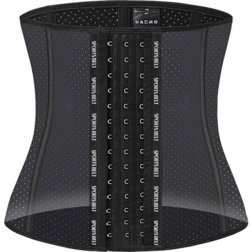 2020 Fitness Girdle Belt Postpartum Abdomen Belt Sports Lady Rubber Breathable Girdle Belt Slimming Steel Bone Corset Body Shape