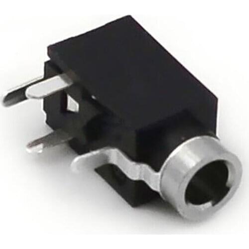 20pcs Small speaker audio socket 4 legs copper sleeve 2.5mm plug headphone jack PJ-210C socket