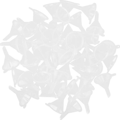 50pcs Mini Funnels For Filling Small Perfume Essential Oils Bottle Container