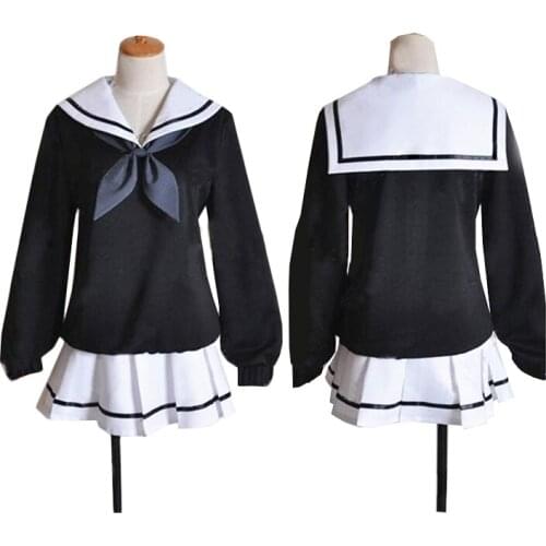 Anime Kyousogiga Girl Sailor Suit School Uniform Dress Cosplay Costume custom made