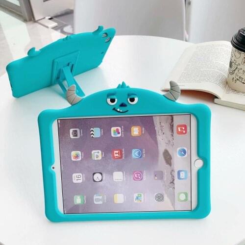 Cartoon Case For New IPad 10.2 2019 IPad 9.7 2017 Air Air 2 IPad 10.5 Kids Soft Silicone Tablet Stand Cover For IPad Mini 7.9"