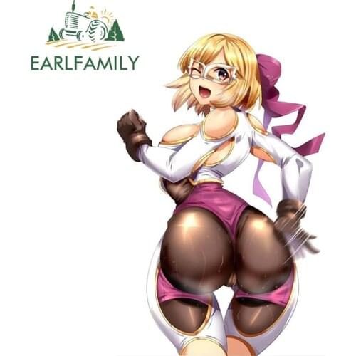 EARLFAMILY 13cm x 8.4cm for Sexy Girl Butt Vinyl Car Stickers Car Body Decals JDM RV Refrigerator Scratch-Proof Funny Decoration