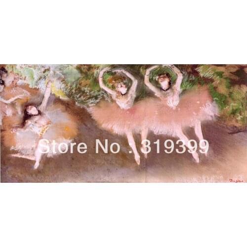 Oil Painting Reproduction on Linen Canvas,Ballet Scene by edgar degas,Free DHL Shipping,handmade,Top Quality,oil painting