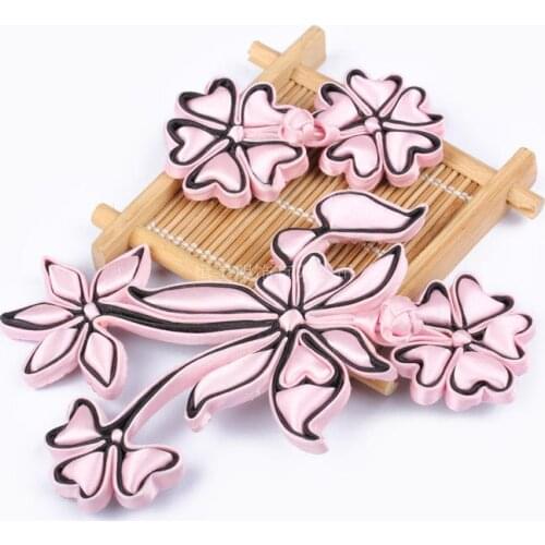 Traditional Sun flower silk close-fiting button for tang costume dresing High-end Clothing Buttons for clothing Sewing