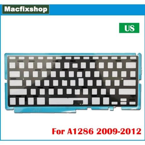 Laptop A1286 US Keyboard Backlight Small Enter For Macbook Pro 15 inch A1286 Keyboards Backlight Replacement 2009 2010 2011 2012