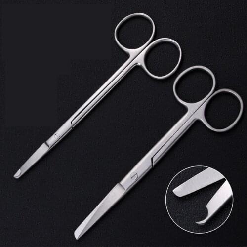 Crescent Moon Scissors nurse remove wire scissors tissue scissors straight cut stainless steel straight cut head household sharp