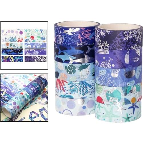 Washi Tape Set, 10 Pcs, Purple Washi Tape, Supplies, Decorative Tape, Cute Washi Tape for Bible Journaling Supplies