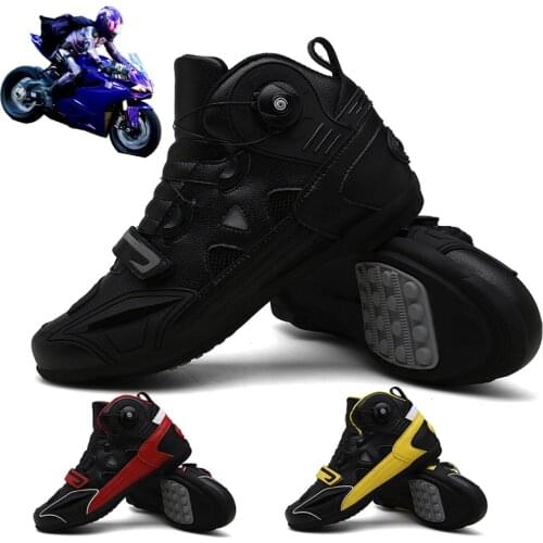 2021 New Motorcycle Shoes Mens Professional Racing Motorcycle Boots Trendy Fashion Ladies Outdoor Street Motorcycle Travelshoes