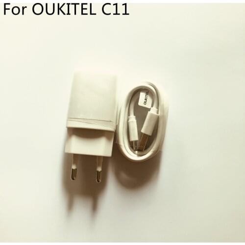 Oukitel C11 New Travel Charger + USB Cable USB Line For Oukitel C11 MediaTek MT6737 5.45"720x1440 Smartphone