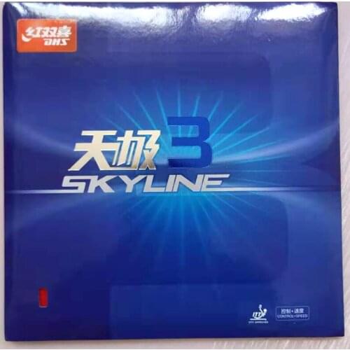 Original DHS Skyline TG3 (Skyline-TG3) Pips-in Table Tennis Rubber With orange Sponge