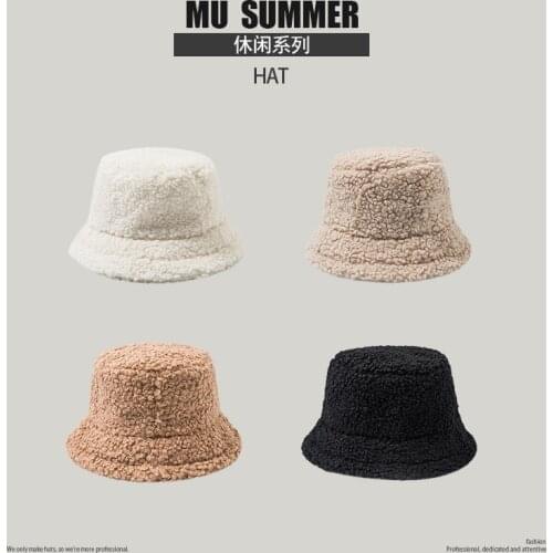 Real Wool Winter Bucket Hat Panama for Women Fisherman Hat Panama For Man Women Outdoor Sports Hip Hop Cap Hats Keep Warm