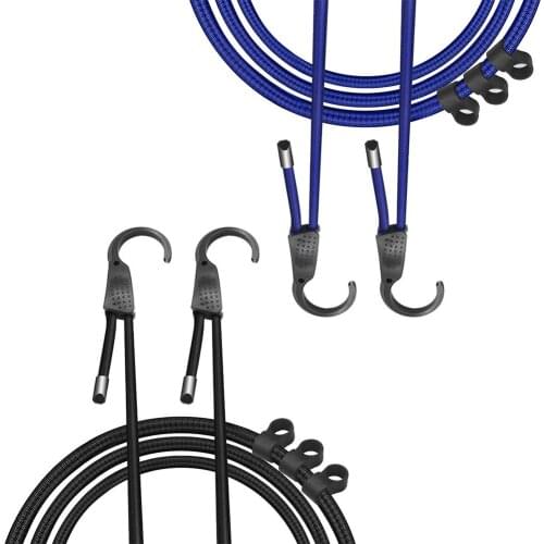 Strong Elastic Strap Adjustable Tension Belt Car Clothesline Hook Cargo Luggage Lashing Buckle Rope for Outdoor Travelling