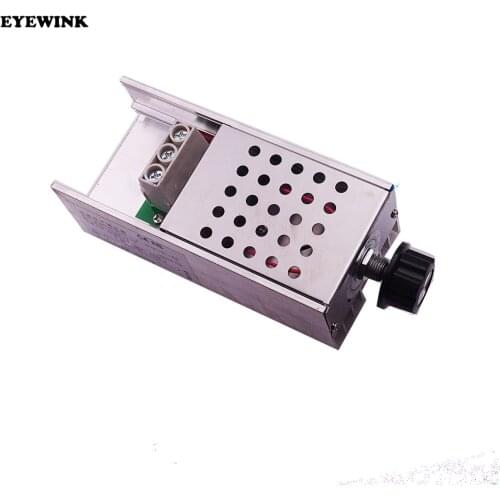 EYEWINK 1PCS 110v 220V 10000W SCR Voltage Regulator Motor Speed Controller Dimmer Thermo