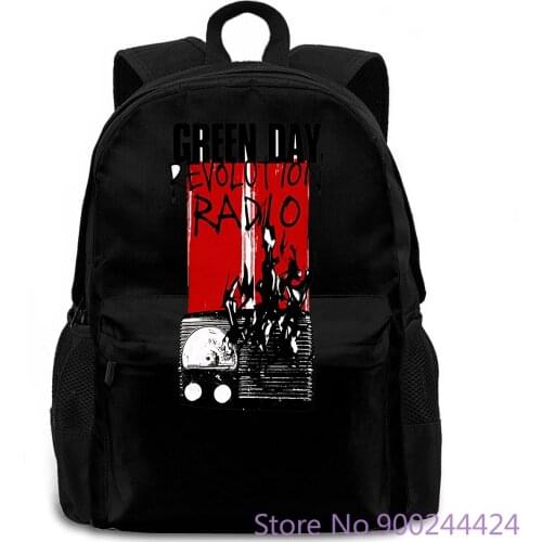 Green Day Revolution Radio Combustion Band Logo Cool Novelty women men backpack laptop travel school adult student