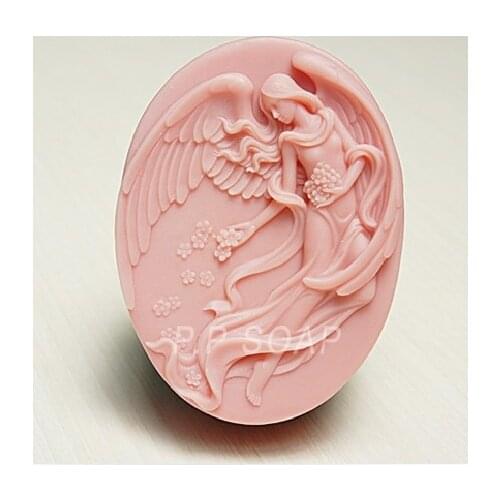 Wing flying fairy handmade soap mold silicone mold