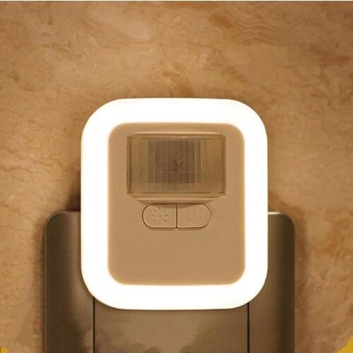 Led Motion Sound Sensor Night Light Bedroom Decor Lamp Home Staircase Closet Aisle Decorative Night Lamp Christmas Kids Gifts