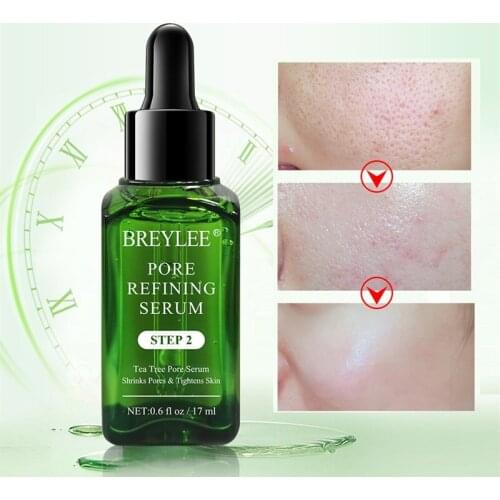 Tea Tree Acne Treatment Face Serum Reduce Acne Scars Essence Oil Control Moisturizer Brighten Shrink Pores Beauty Liquid