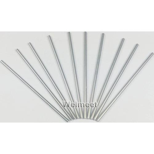 10pcs 10-160mm Φ3mm Stainless Steel Shaft Toy Model Car Transmission Gear Connecting Shaft Axle for DIY Accessories