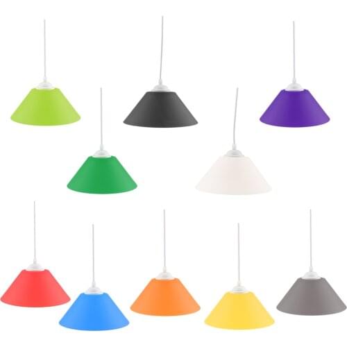 1pcs Modern Cone Shaped Ceiling Pendant Light Lamp Shade Chandelier