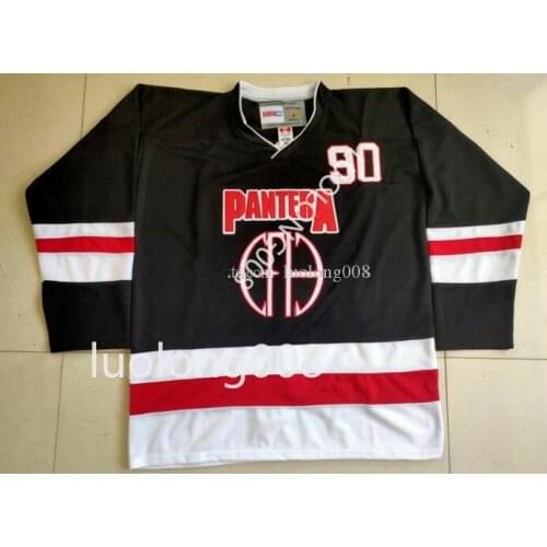 Custom 2020 men Pantera Hockey Jersey Customize any number and name Hockey shirt