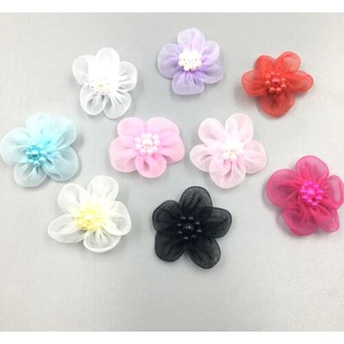 50pcs 3cm Mini Rose Cloth Artificial Flower For Wedding Party Home Room Decoration Marriage Shoes Hats Accessories Silk Flower