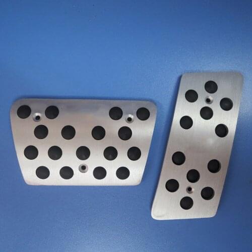 TTCR-II Car Accessories For JEEP WRANGLER AT Styling Accelerator Brake Footrest Refit Automatic Plate Pedal Stickers Cover Pads