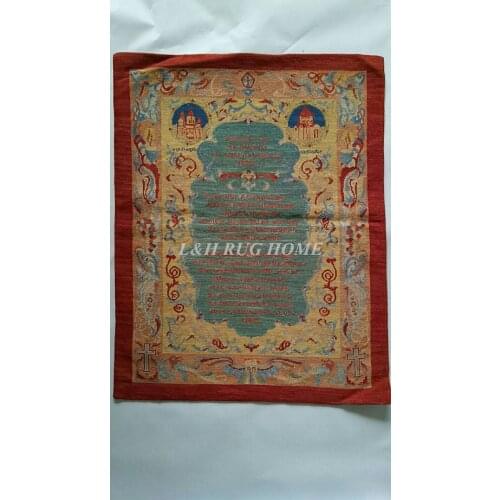 Free Shipping 22"x29"(56x74cm) Needlepoint silk Prayer Rugs, Handmade Prayer carpet 100% silk area rug