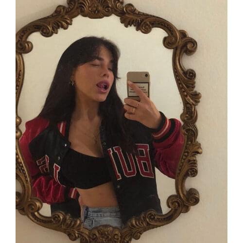 B-TOTO American Retro Hit Color Baseball Uniform Sports Jacket Ins Tide Bf Wind Thin Coat 2021 New Fashion