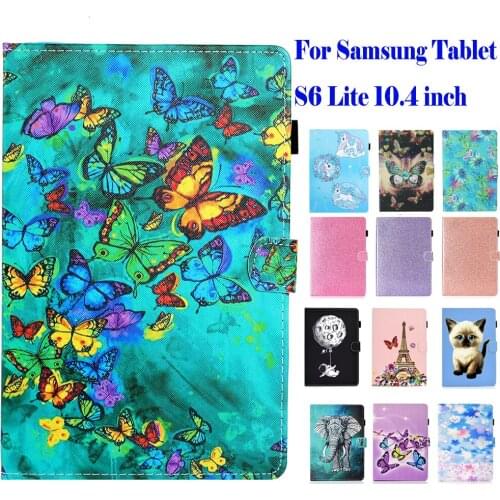 Flip Case for Samsung Galaxy Tab S6 Lite 10.4 inch 2020 P610 P615 Skin SM-P610 SM-P615 10.4'' Stand Tablet Cover Shockproof