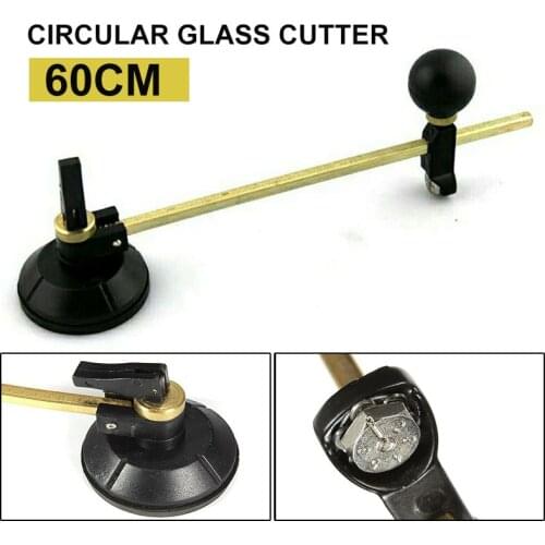 Circular Glass Cutter 6 Wheel Compasses Professional Glass Ceramic Tile 60cm Circular Cutter With Suction Cup Glass Cutter Tool