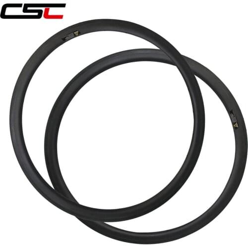 CSC 38mm clincher carbon fiber rim 700c 25mm width U Shape carbon rim