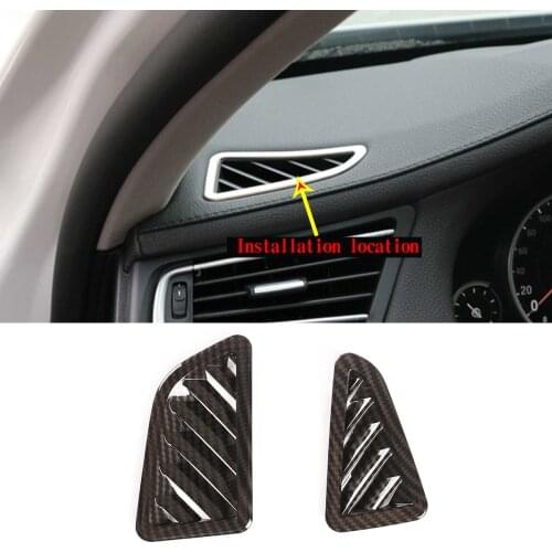 For 2009-2014 BMW 7 series instrument panel air outlet frame ABS car interior modification accessories