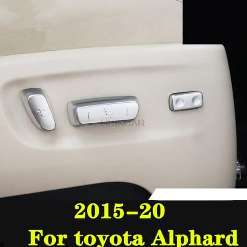 For toyota Alphard 2015-20 car styling Seat backrest adjustment switch frame modification Interior decoration car Accessories
