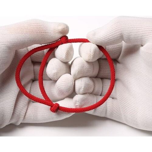 2Pcs Red String Fate Friendship Bracelets Kabbalah Protection Good Luck Bracelet T84A