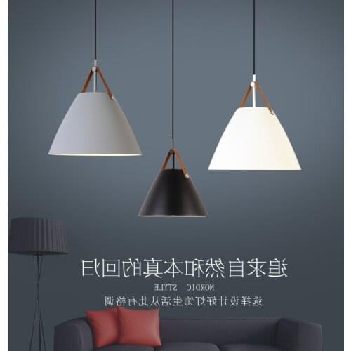 New Nordic Iron Pendant Lights Macaron Lamp For Restaurant /bar/coffee Shop Home Lighting Luminarias lustre pendente