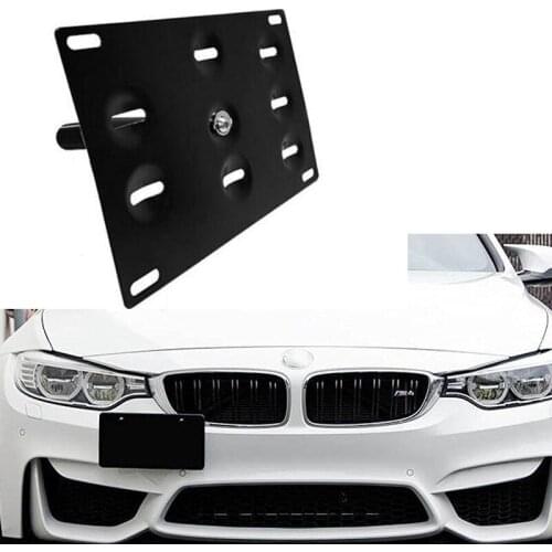 New High Quality Tow Hook License Plate Mounting Bracket Holder for BMW X3 X4 X5 X6 ,2 3 4 5 Series