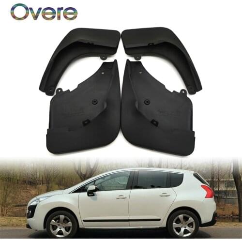 Overe Car Front Rear Mudguards For 2008 2009 2010 2011 2012 2013 2014 2015 Peugeot 3008 Accessories Mudflaps Car-styling Fenders