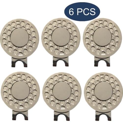 Professional Training Aids Golf Hat Clips Set with Magnetic Ball Marker Alloy Alignment Accessories Sport Golfer Drop Shipping