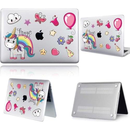 Unicorn Rainbow EVA Pattern Anti-slip Laptop Case For Apple Macbook 12/Air 11 13 A2337/Pro 13(A2251 A2289) 15 16/Pro 13 A2338