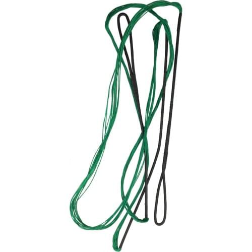 Green 12 14 16 Strand Dacron String Bow Arrow Replacement String for 48 54 58 60 62 66 68 70 inch Recurve Longbow Takedown Bow