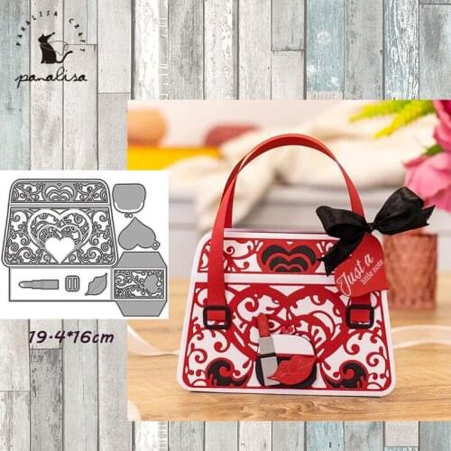 Panalisacraft Purse Bag Metal Cutting Dies Craft Dies Scrapbooking Card Making Album Embossing Stencil Die Cut Decoration