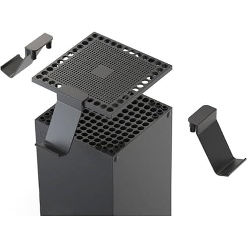 Vented Dust Cover For X-box -Series X Multi-Function Heat Dissipation Dust-Proof Net Earphone controller Stand Grip Accessories