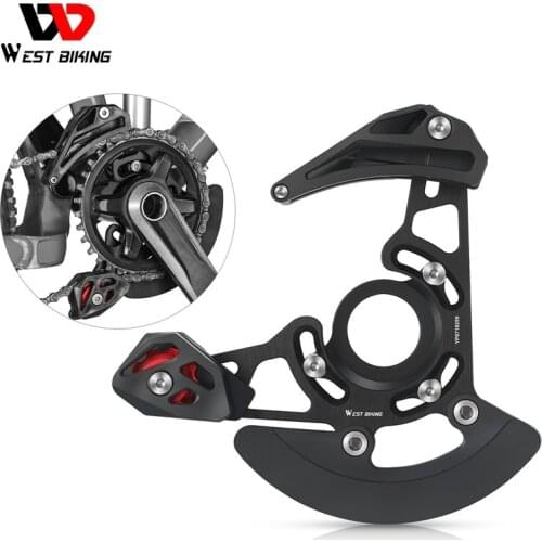 WEST BIKING Bicycle Chain Guide ISCG05 BB Mount Mountain Bike Chain Stabilizer For 32-38T Single Disc 1X System Chain Protector