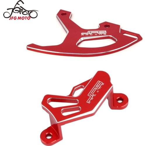 Motorbike Motorcycle Rear Brake Caliper Disc Rotor Shield Cover Protector For Honda CRF250R CRF250X CRF450R CRF450X CRF450RX