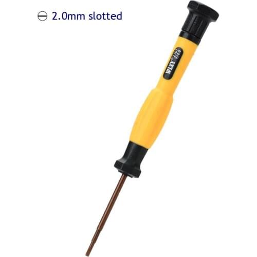 2.0mm Slotted Screwdriver Magnetic Tip for Laptop Mobile Phone Repairing Tool Flat Screw Driver Hand Tool Screwdrivers